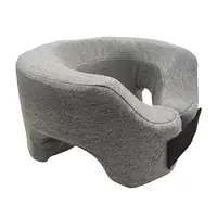 Face Down Sleeping Pillow Soft for Long Flights Travel Contoured Support 2