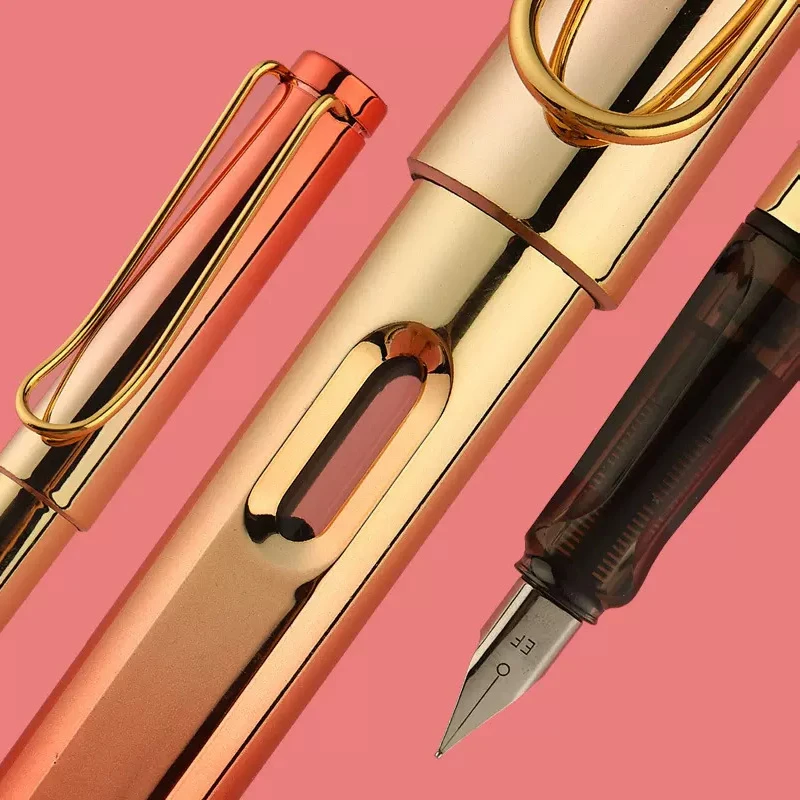 

Posture Correction Fountain Pen 0.38mm Nib Gradual Color Change Colorful Ink Pens For Writing School Stationery Office Supplies