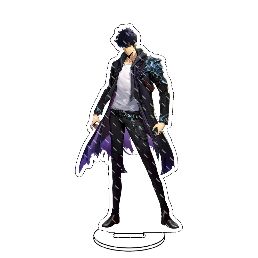 Solo Leveling Anime Figure Acrylic Stand - Sung Jin-Woo Character Desk Decor