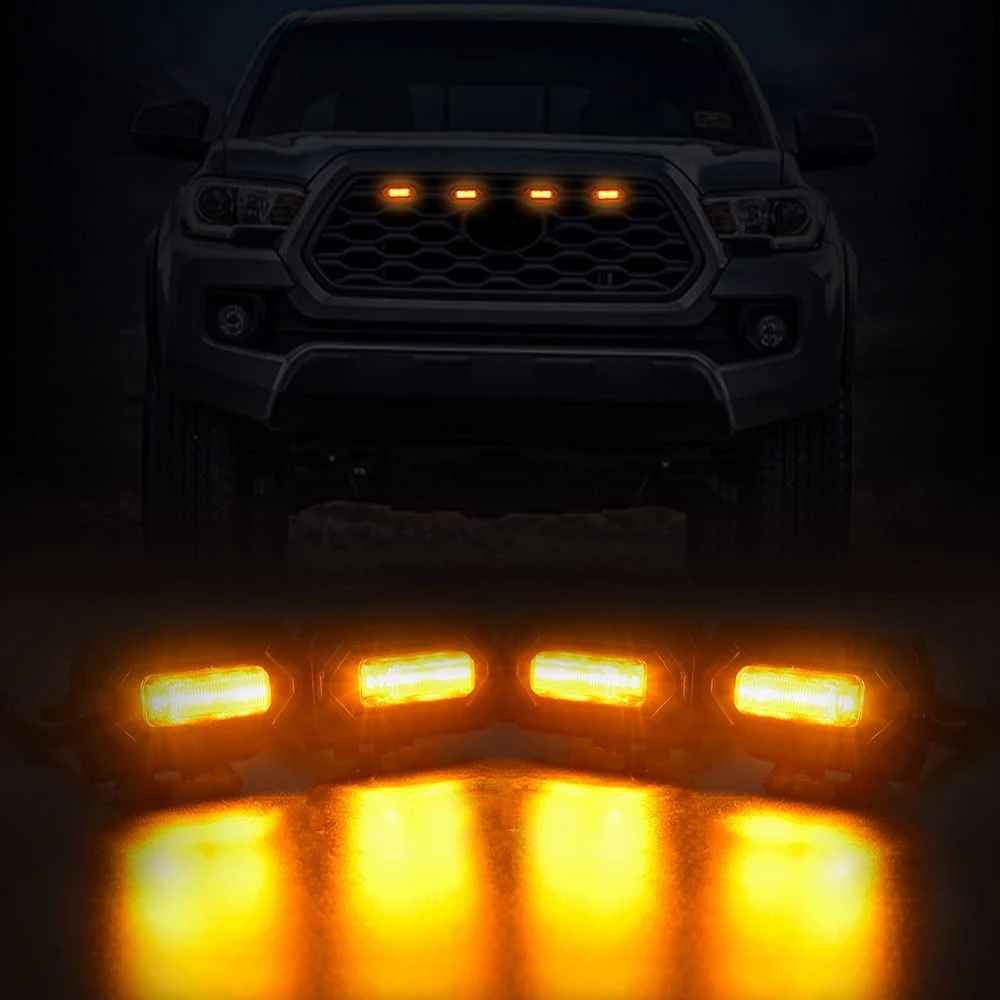 Ÿ Ÿڸ  TRD ε  2020 2021 ܺ ׸ ,     4PCS LED  ׸ 