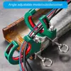 Cable Tray Pulley Roller Cable Laying Roller Helper Adjustable Clamp Pulley for Efficient Wire Guide Fixation Auxiliary Tool 6