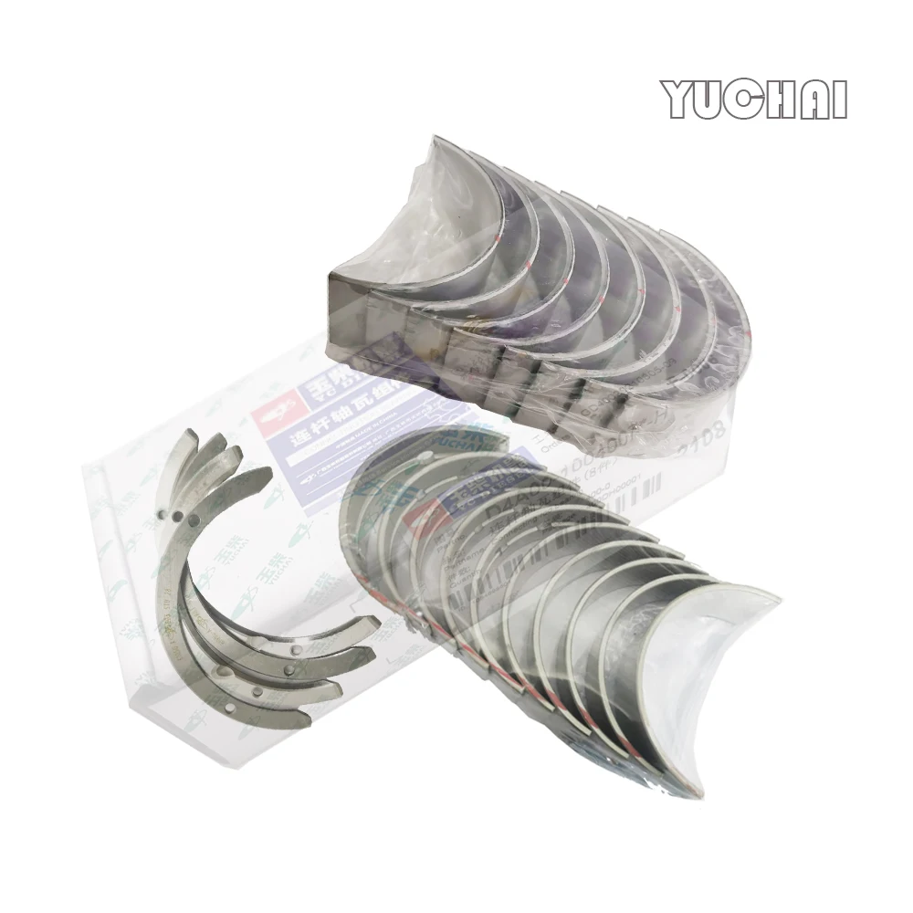 

Комплект основных подшипников, стержневых подшипников и упорных колец для Yuchai YC4D95Z-T21/D30-1005054/6105Q-1005058A / D4A00-1004007