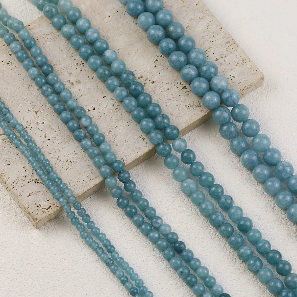 TheBeadChest 12mm Natural Round Wood Beads, Wooden Beads Loose Wood Spacer Beads For Diy Jewelry Making 4 Sizes 8mm 10mm 12mm 20mm   Blue   Aqua 298064132335697929