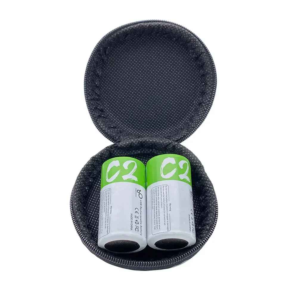 2-6PCS 1.5V 5000mWh LR14 C Size Li-po Rechargeable Battery Ultra-Fast USB Charging Lithium Battery For Flashlight Gas Cooker