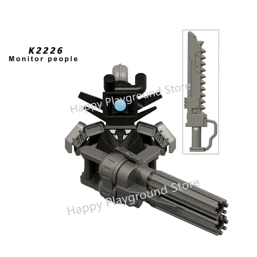 New KDL SWAT Skibidi Toilet Man Figures Anime Block Toys TvMan Titan Cameraman Speakerman Bricks Model Toy Birthday Gift - Image 55