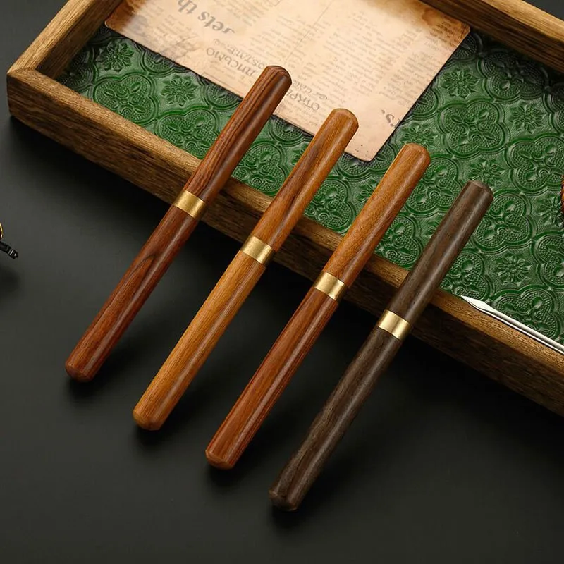 Household Tools Small Pear Black Sandalwood Stainless Steel Tea Needle Sandalwood Tea Knife Exquisite Set