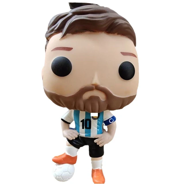 Pop Anime Figure Football Stars Lionel Messi #10#50 Vinyl Action Figures Collection 3