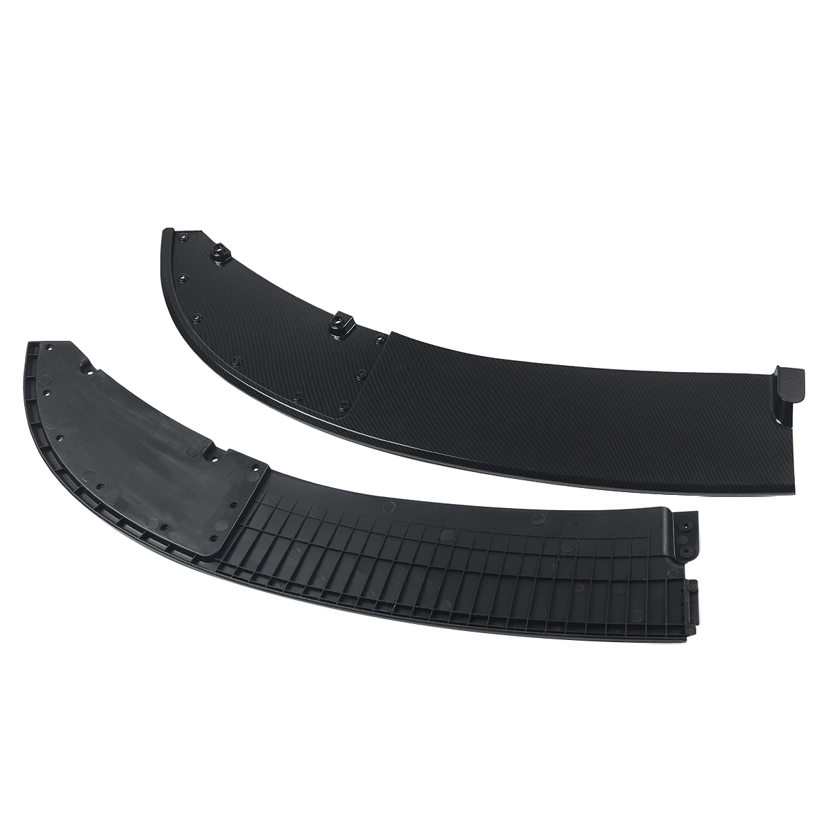 For BMW F32 430i 440i M Tech 2014-2020 Carbon Look ABS Front Bumper Splitter Lip
