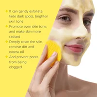 Tampons nettoyants à l'acide kojique au curcuma, tampons exfoliants, élimine les peaux mortes, rétrécit les Pores, éclaircissement lisse, nettoyage du visage 3