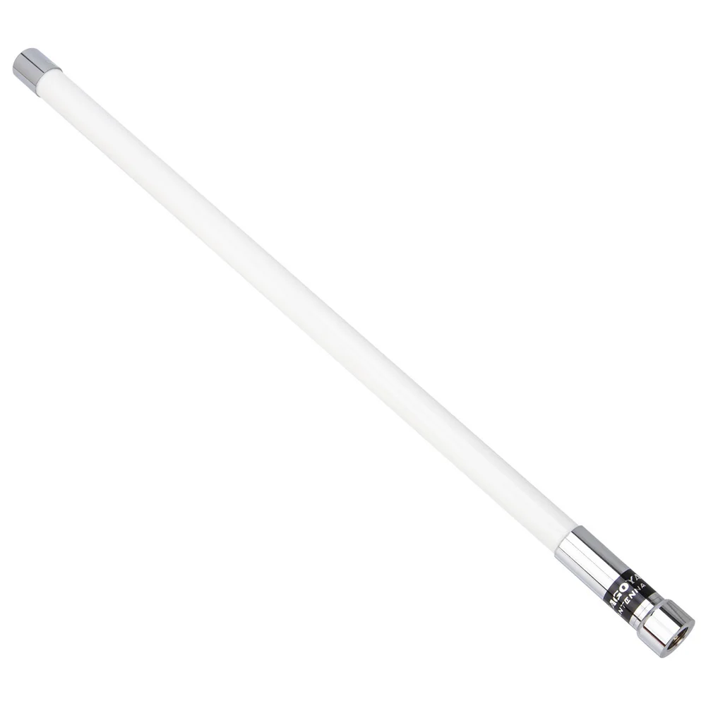 NL 550 Fiberglass Antenna Mast Rod VHF UHF 144mhz 430mhz Dual Band 200W 3.0dBi for Radio Car Aerial Two Way White NL550