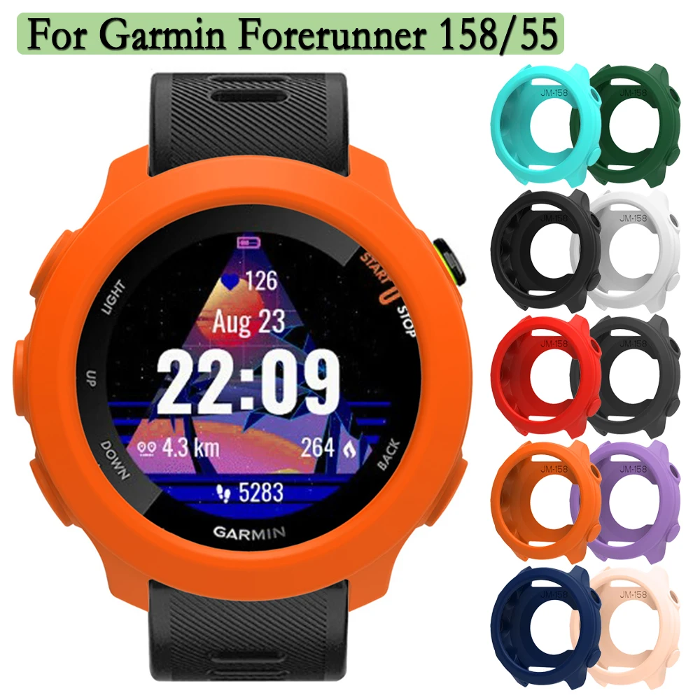Custodia Protettiva In TPU Trasparente Per Orologio Garmin Forerunner 55 - AWADUO - 3
