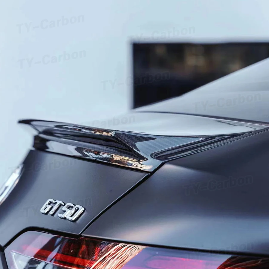 건식 탄소 섬유 자동차 스타일링 부츠 레이싱 윙 리어 테일 스포일러, 벤츠 AMG GT50 GT53 GT63 T 스타일 FRP 2019-2022