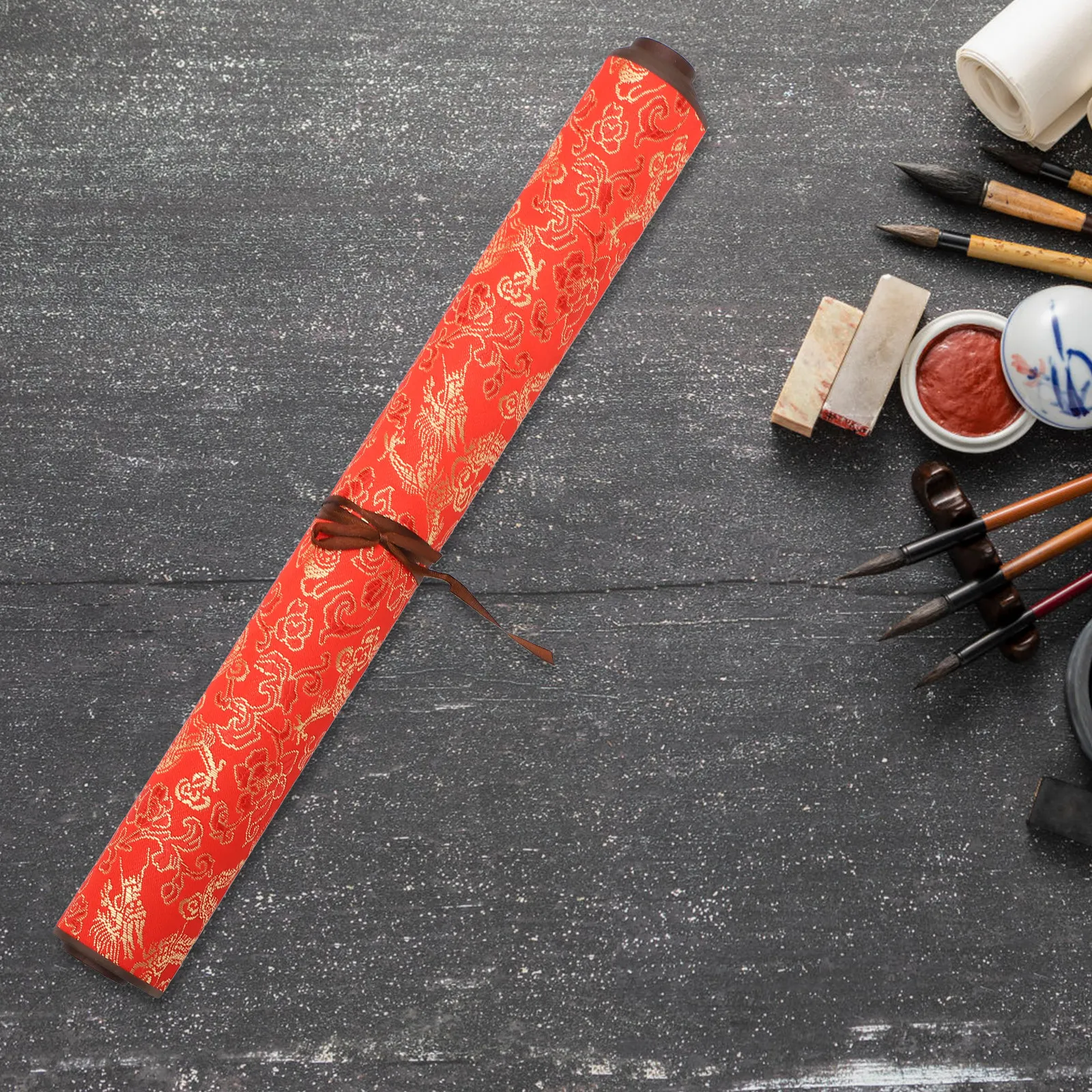 1Pcs 중국어 물 쓰기 스크롤 잉크 흡수 예술 벽 스크롤 DIY에 적합한 고품질 서예 연습 천