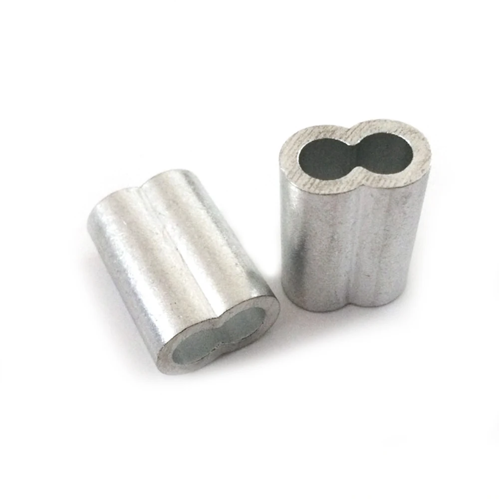 5mm 6mm aluminio duplo buraco lacos para 02