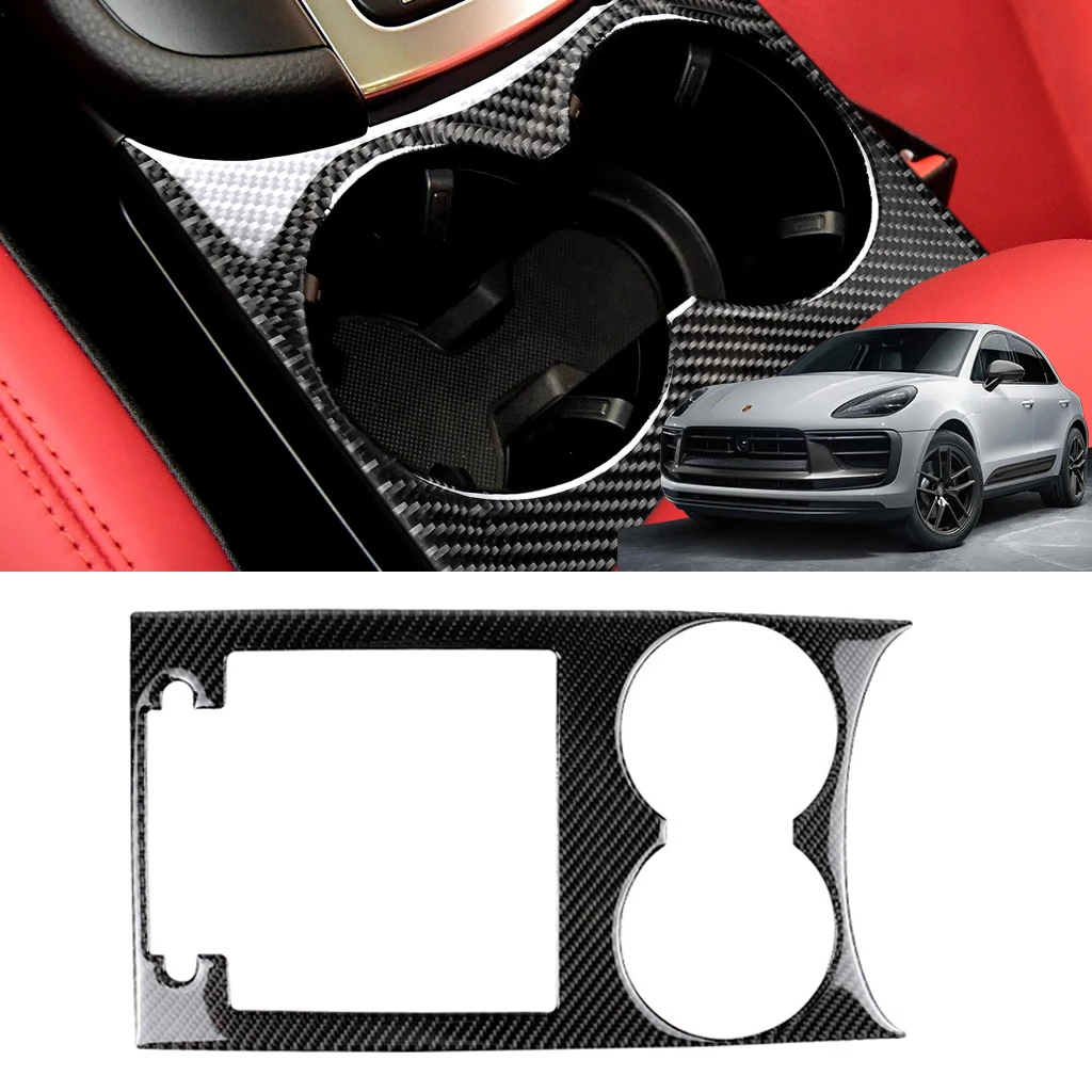 

Наклейка из углеродного волокна для интерьера автомобиля в центральной консоли, наклейка, Обложка для Porsche MACAN 2014 2015 2016-2021