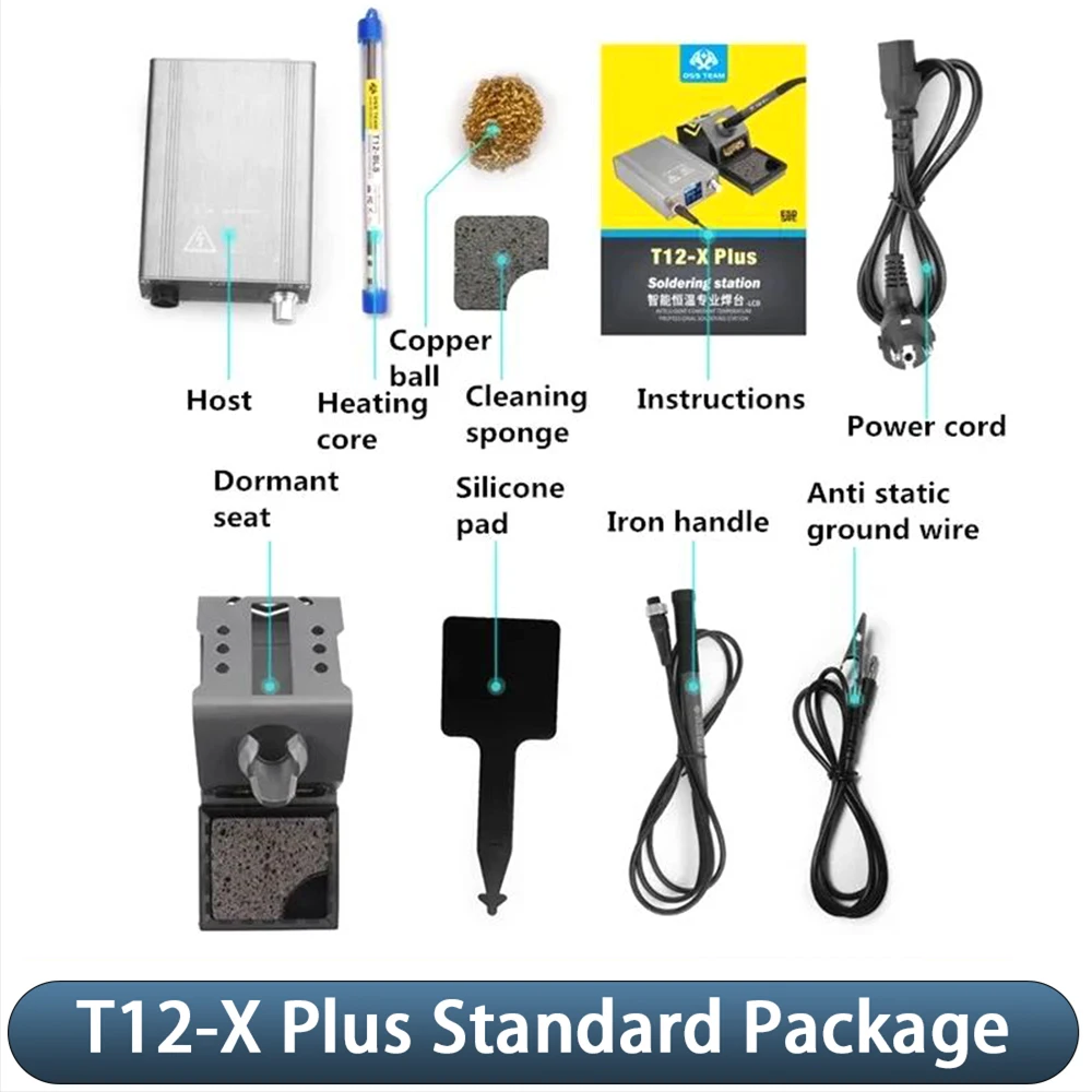 OSS T12-X Plus Solder Station 75W Digital display Constant temperature With T12-