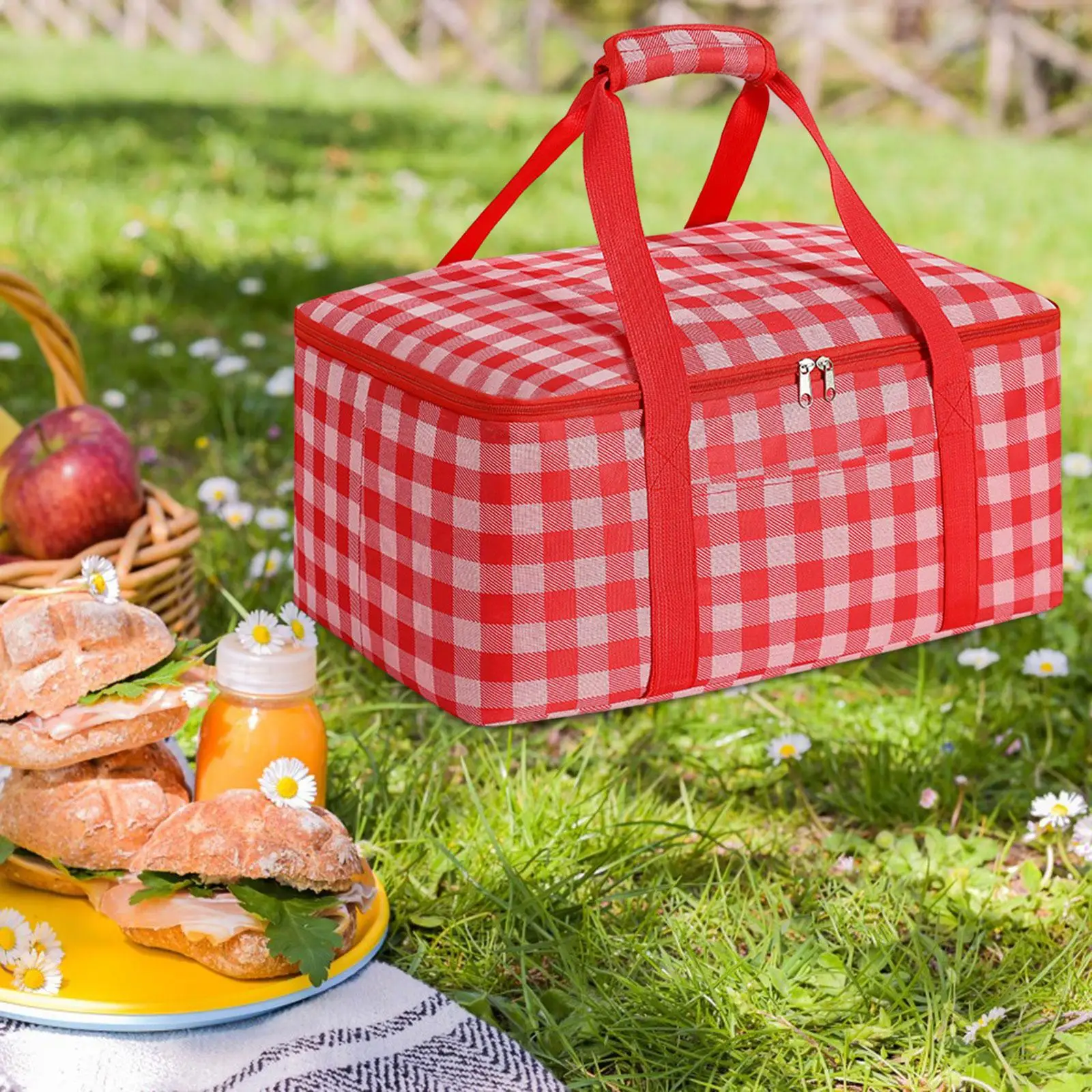 Large Cooler Bag Cookware Bag for Hot or Cold Durable Insulated Picnic