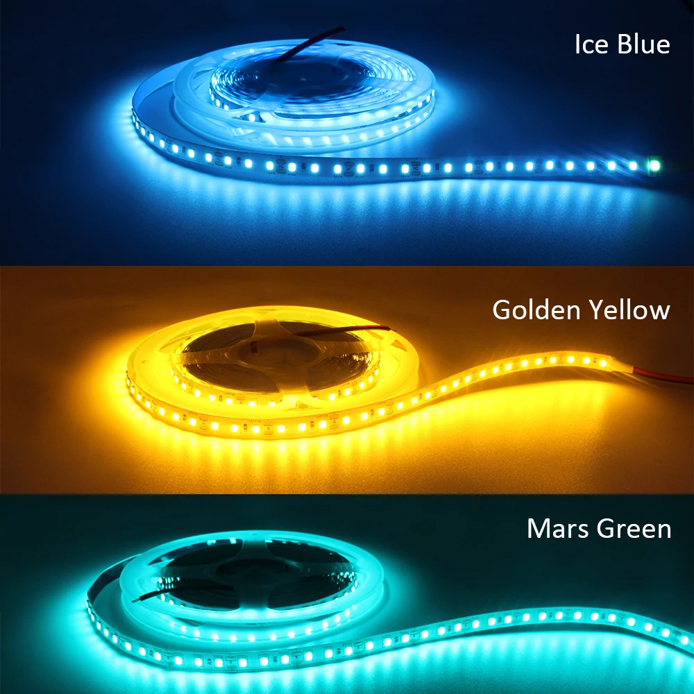 Description Picture 4 of itemMJJC 5M 12V LED Strip SMD 2835 LED Tape 120LED/M 240LED/M Ice Blue Warm Cool White Flexible Strip Ribbon Home Decor Light