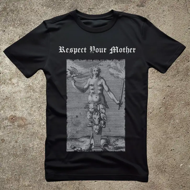 

Mother Nature Graphic Tee, Respect Your Mother, Alchemy Print Unisex Top