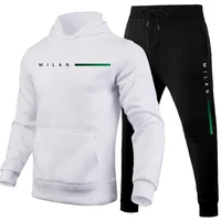 Hot Sales Mens Tracksuit Casual Printing Sweatshirts Streetwear Fashion Sports Jogging Mens Clothing Single Piece Hoodies Pants