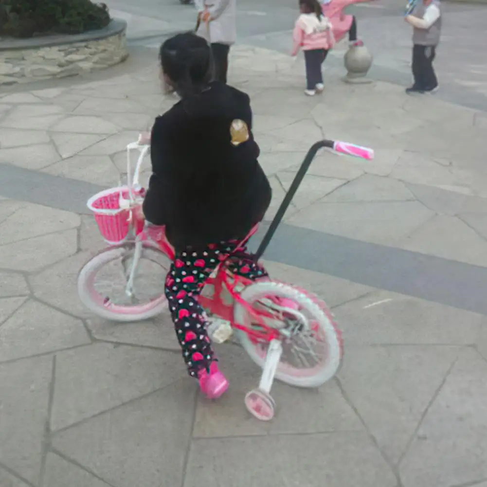 Bike Trainer Non Slip Kids Bike Training Handle Fast Learning Balance Push Bar For Most Children Bicycles bike trainer