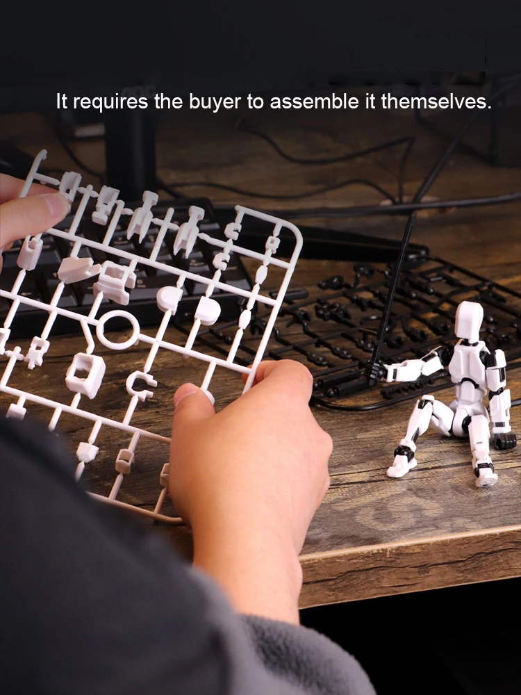 Titan 13 Action Figure 3D Printed Multi Joint Movable Doll Robot Child Assembled Toys for Kids Stress Relief