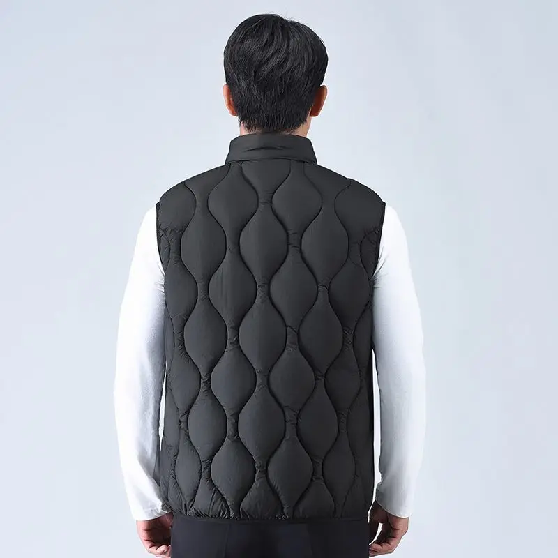 PlatiNum Down Cotton Vest Detail 6