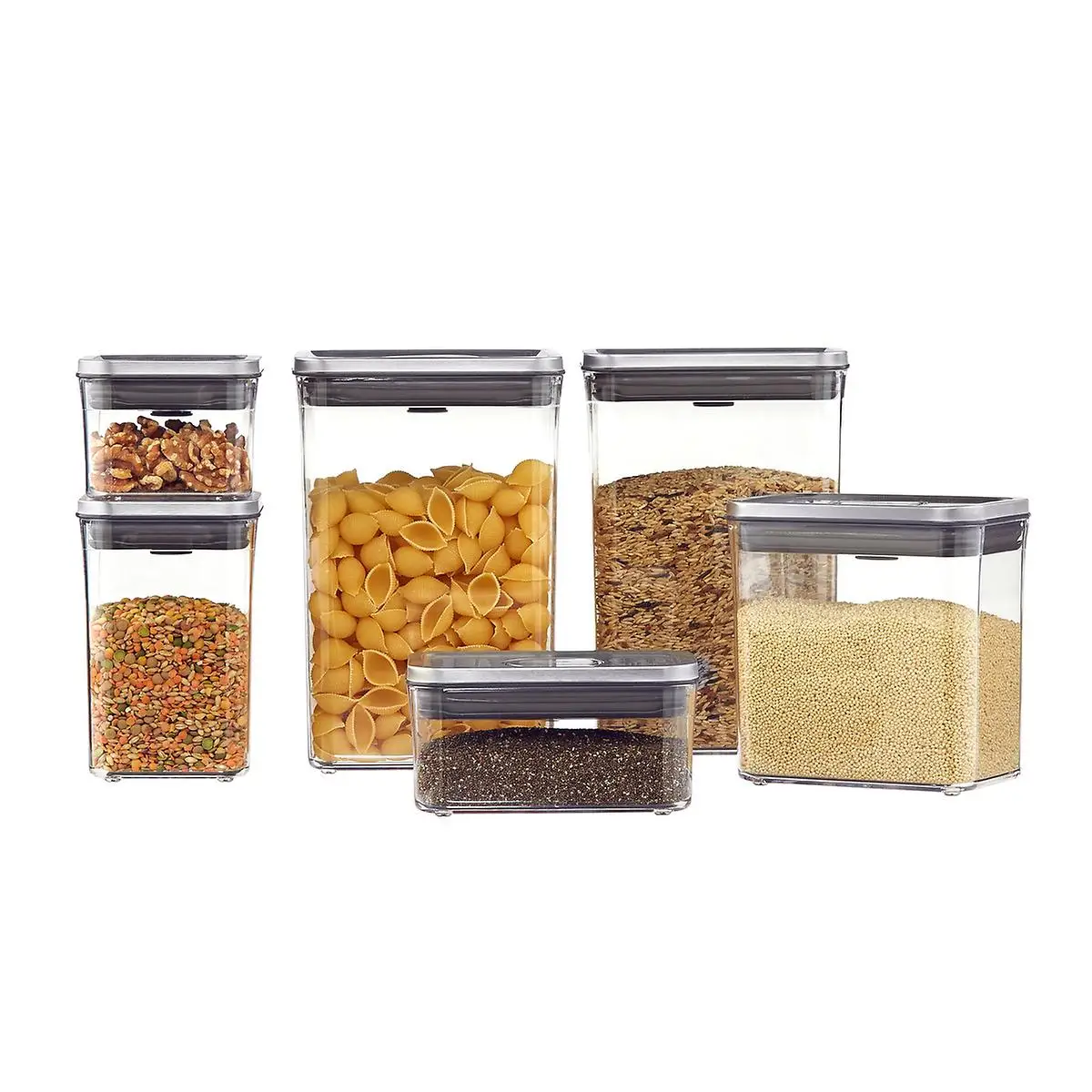 

OXO Steel Pop Container Set of 6 food container food storage containers 2024