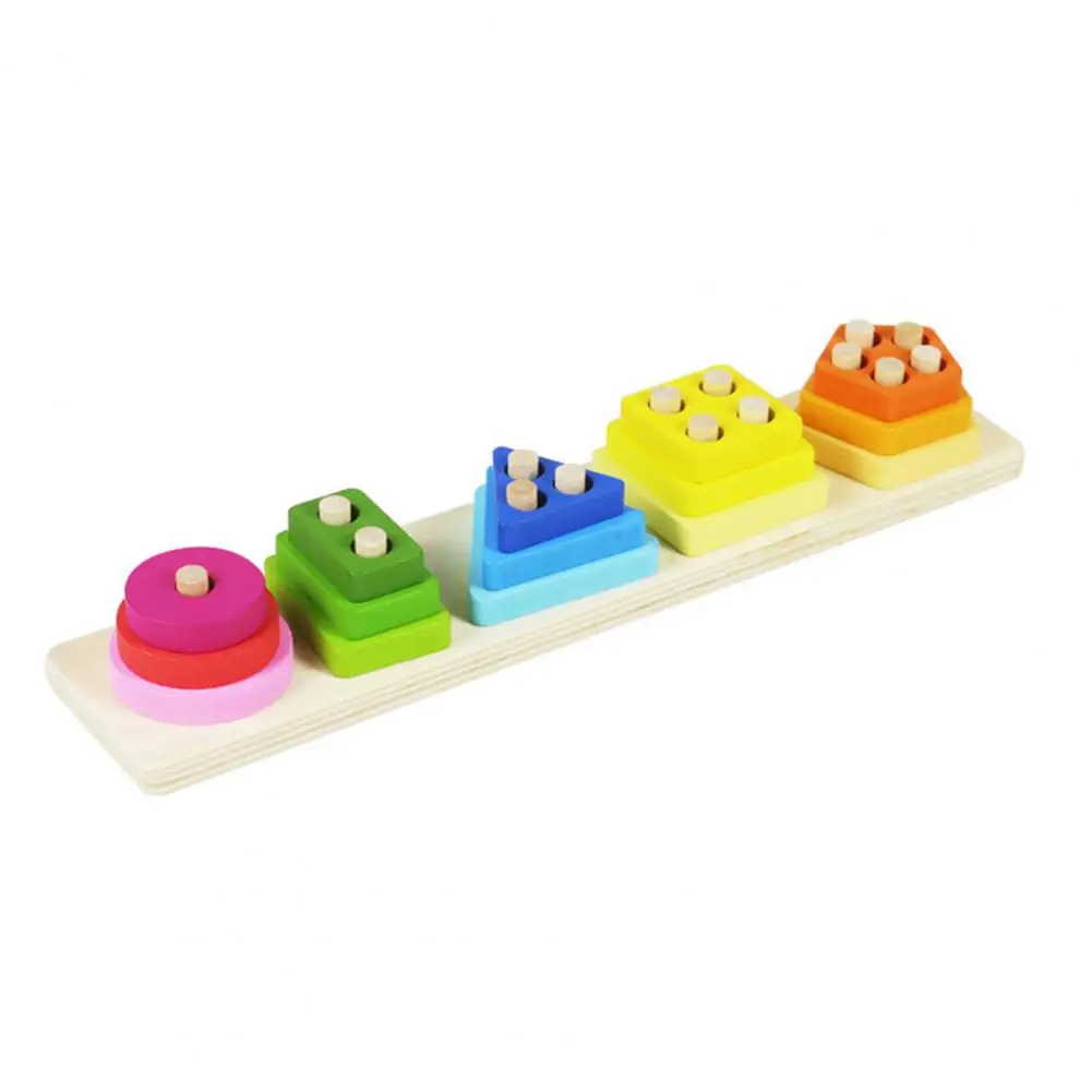 

Toddler Hand-eye Coordination Activity Wooden Sorting Stacking Toy Fun Learning Game for Toddlers Enhancing Fine Motor Skills