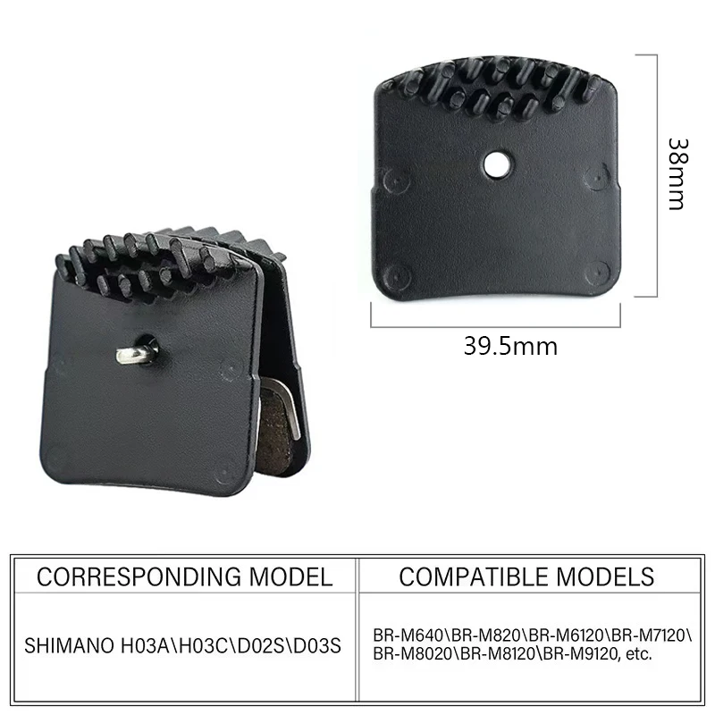 Bicycle Disc Brake Pads MTB Bicycle Resin Brake Pads 4-piston for Shimano BR-M7120 M8120 M9120 MT420 MT520 Saint M810 M820 ZEE M640 Q13RS Q11TS Q10Y