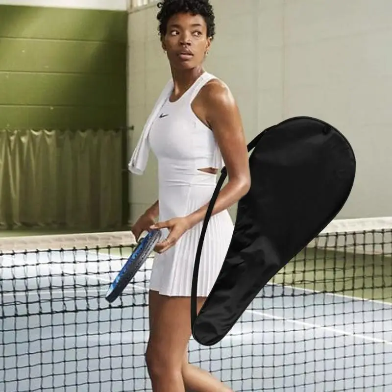 Oxford Cloth tennis racket bags Cover Daily Lightweight Single Shoulder Sports Bag Portable Court Racket Bag 3