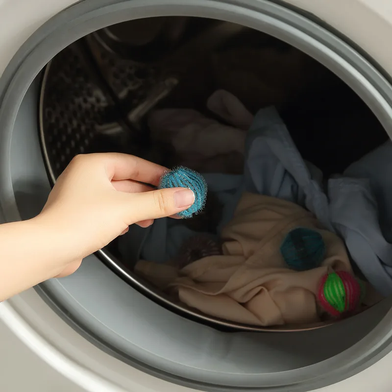 6pcs Pet Hair Remover Washing Machine Hair Catcher Laundry Reusable