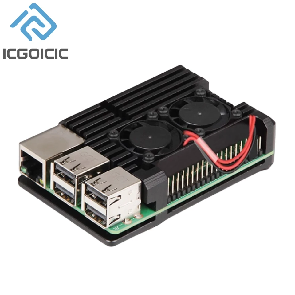 ForRaspberryPi43ModelB3BPlusAluminumCasewithDualCoolingFanMetalShellEnclosureforRPIRaspberryPi43Model-AliExpress502