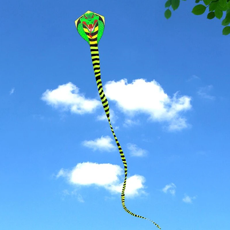 free shipping large snake kite fly string line nylon kite beach sports children kite weifang cobra kite free shipping large elephant kites fly nylon kite sports outdoor toys for children kite wind pointer power kite programmable toy