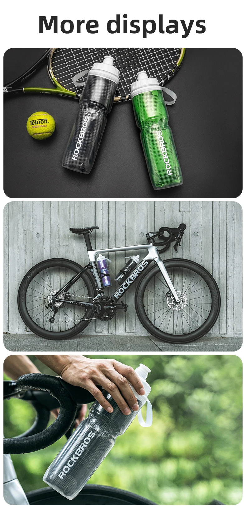 Bike Water Bottle 750ml PP5 Bicycle Insulated Water Bottle Outdoor Sports Fitnes