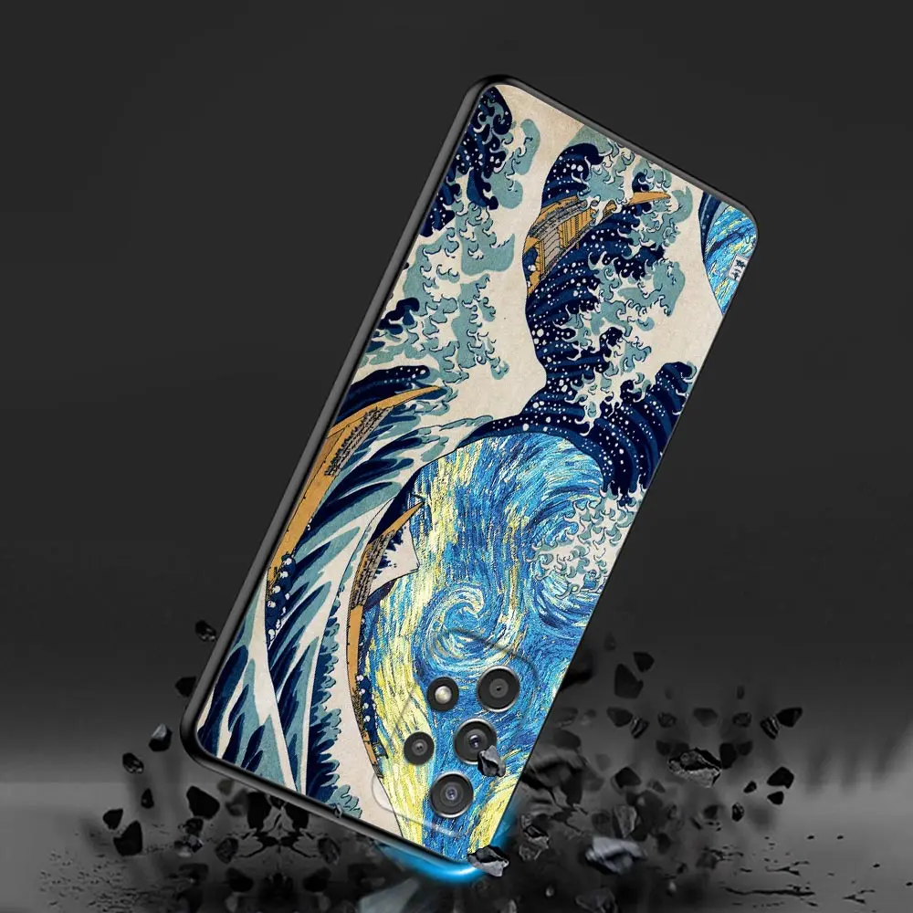 Big Wave Dragon God Sea Soft Phone Case - Elegant and Durable Protection