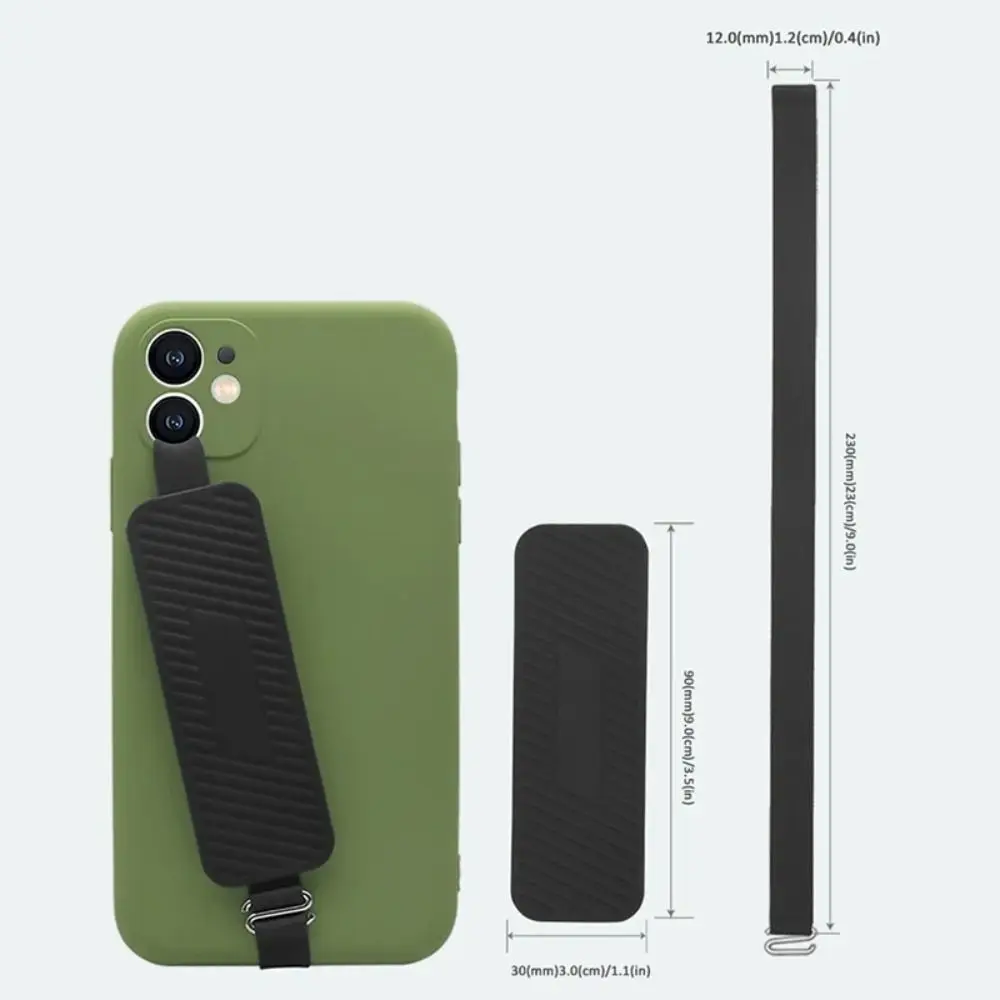 Vibrant Silicone Phone Strap Wristband - Flexible and Soft Phone Holder Accessory