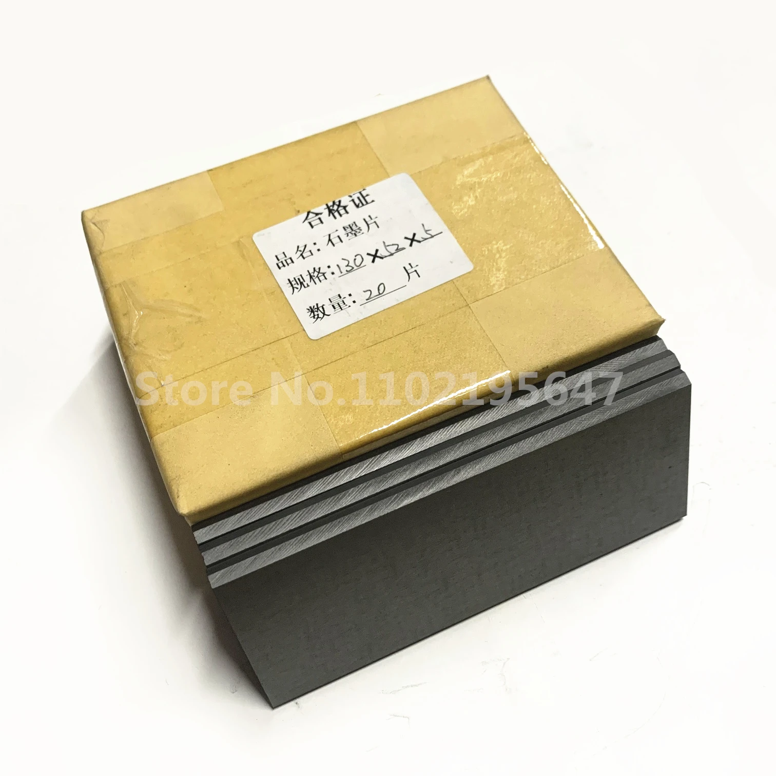 T6mm carbon vane graphite vanes for vacuum pump carbon sheet air pump blade 1pc