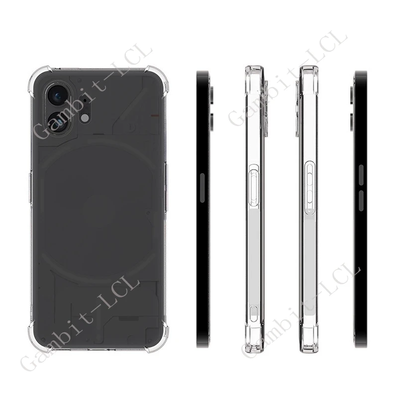 Shockproof Anti-Falling Soft TPU Back Cover Case