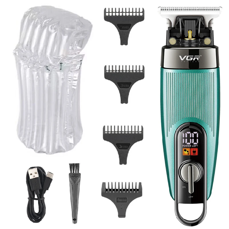 ماكينة تشذيب الشعر الاحترافية VGR الأصلية للرجال م...