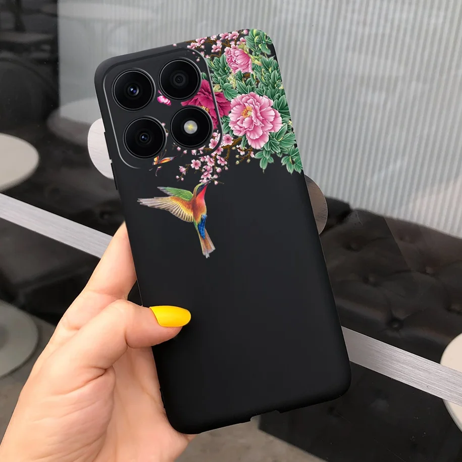 Daisy Flower Soft Silicone Phone Case Cover - Fashionable TPU Design