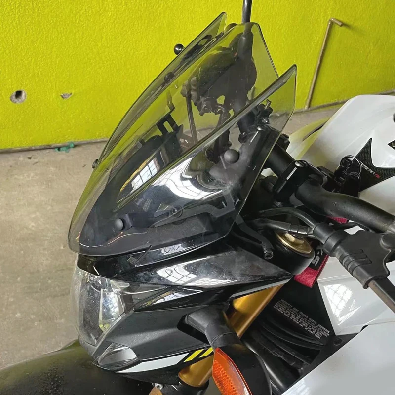 Parabrezza Per Suzuki GSX-S750 2017-2022 - Deflettore In Policarbonato Fumé, Antivento E Antigraffio