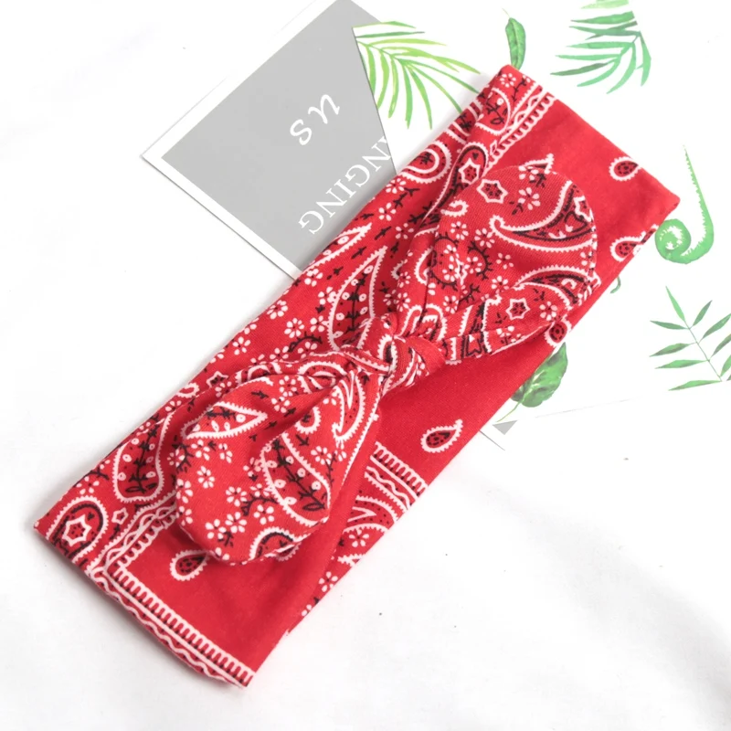 Vintage weiche Paisley Cashew Blumen Haarbänder Pilates elastische Yoga Stirnband Fitness Laufen Radfahren Schweißband Haar Hoop Make-up – Detail 8