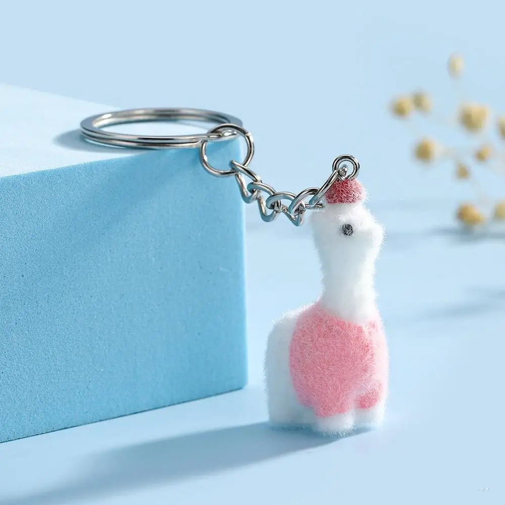 Charming Animal Keychain Collection: 3D Cartoon Resin Doll Pendant