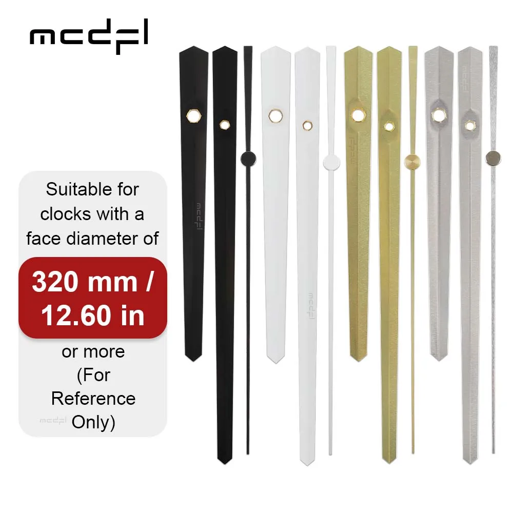 MCDFL 3d Wall Clock Hands Large Needles Clockwork Mechanical Big Needle Mechanism Watches Quartz Movement Spare Parts Decorative Quartz Clock Mechanism 3d Wall Clock