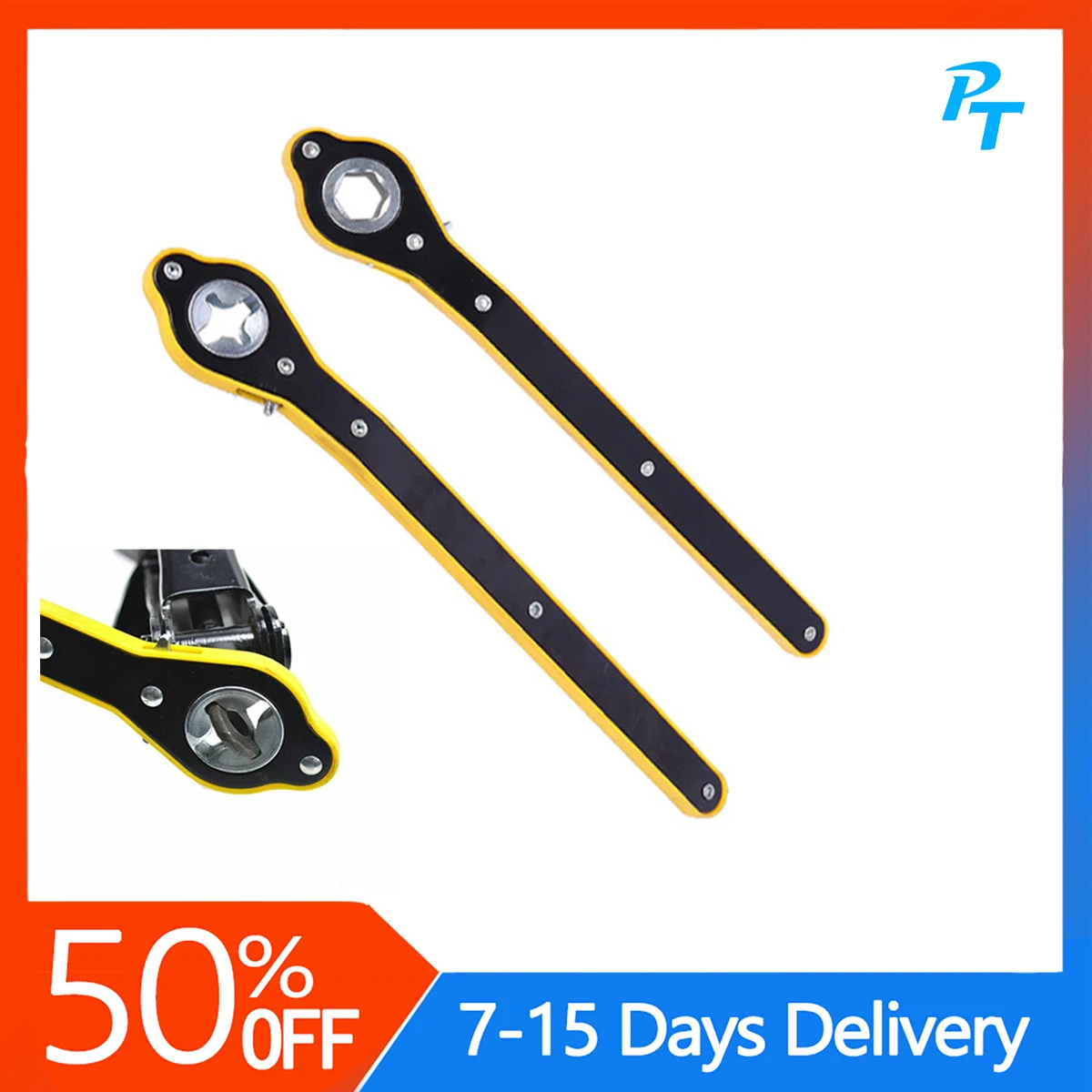 Car Laborsaving Jack Ratchet Wrench Scissor Jack Garage Tire Wheel Lug