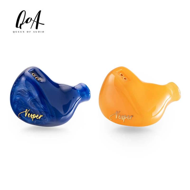 

Наушники-вкладыши QOA Vesper 2, полимерные, Hi-Fi, 0,78 DD + 1 Knowles BA