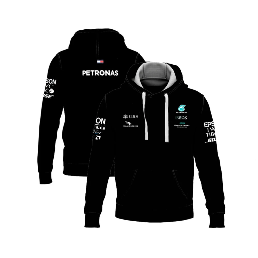 cool sweatshirts F1 primavera casual amg logotipo do carro 3d impressão hoodie harajuku zíper jaqueta moda hip-hop mais tamanho esporte punk comfy hoodie