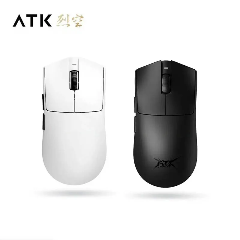 

Atk Liekong X1 Wireless Mouse Paw3950 Sensor Nordic 52840 Chip 8k Fps Gaming Mouse Smartspeed Wireless Lightweight Pc Gamer Gift