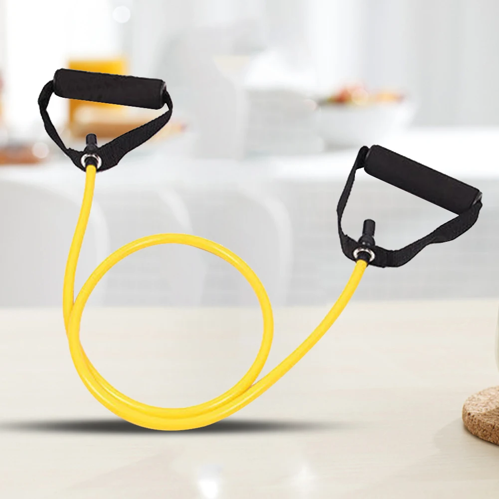 Enhanced Elastic Resistance Bands with Handles for Muscle Training, Body Shaping, and Yoga Workouts